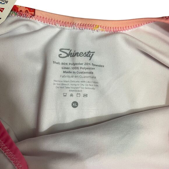 Anheuser-Busch XL New w/tags Bathing Suit Shiniesty  Polyester Spandex One Piece - Picture 3 of 6